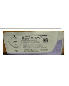 W9998 - VICRYL VIO 90CM M4 [Pack of 12]