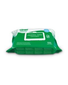 Clinell Universal Wipes - 100 wipes - Extra Thick