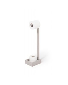 Wireworks Oyster White Freestanding Toilet Roll Holder [Pack of 1]
