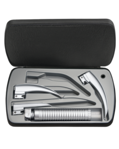 HEINE Classic+ Fiber Optic (F.O.) 2.5V Laryngoscope Sets With EasyClean LED Battery Handle [Pack of 1]