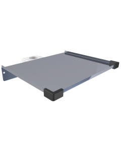 Provita Shelf, Stainless Steel, With Clamp For Tube Dia. 38 mm