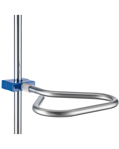 Provita Pushing Handle, Foldable, Stainless Steel, With Clamps For Tube Dia. 25 mm