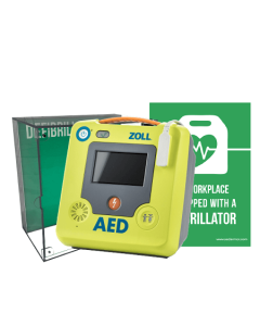 ZOLL AED 3 Semi Automatic with High Impact Cabinet - Office Package