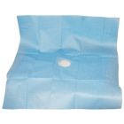 Medline Adhesive Drape Sheet 50CM X 60CM Circular Fenestration [Pack of 80]
