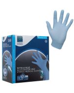 Nitrile Blue Sterile Powder Free, Gloves Large [Pack of 50]