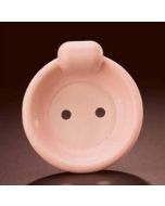 Pessary Dish with support Silicone Flexible size 4 75mm [Pack of 1]