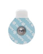 Ambu WhiteSensor WSP25 Electrode Solid Gel Foam Backing 32 x 25mm Stress Monitoring centre stud [Pack of 600]