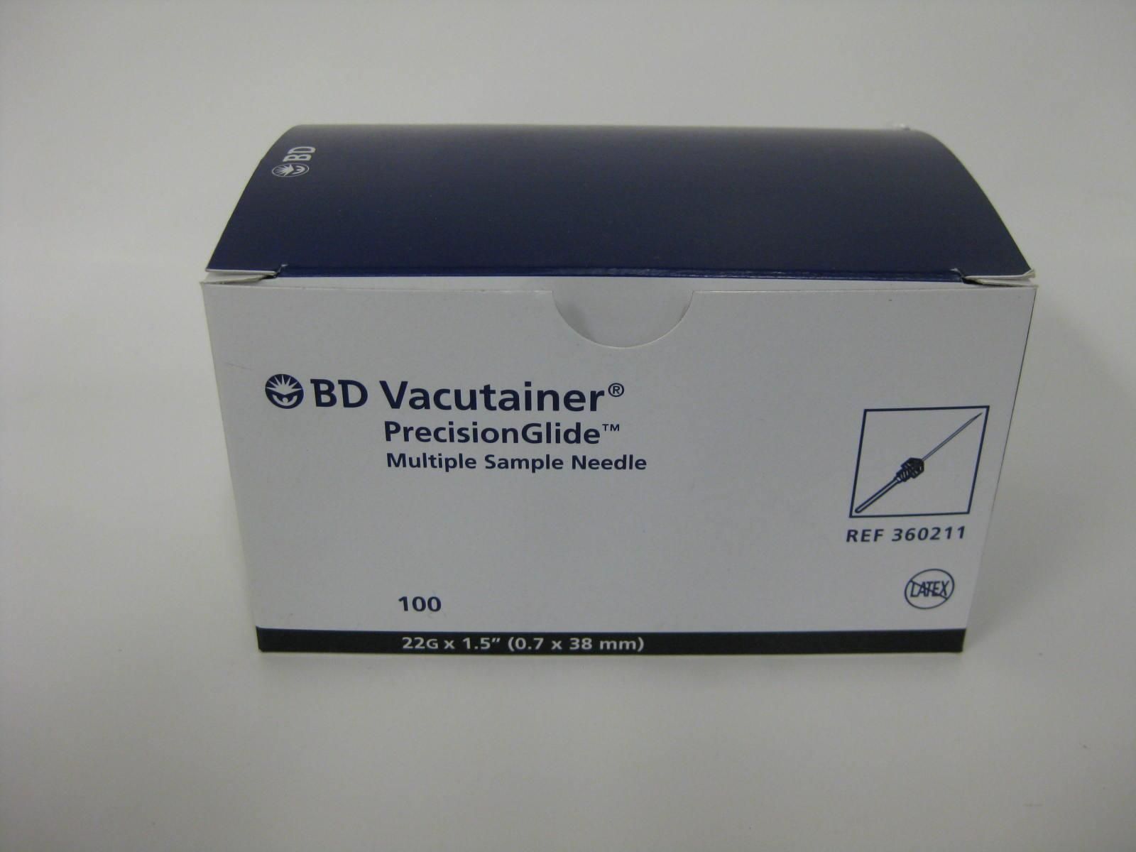 BD 360211 Multi-sample Needles 22G x 1.5