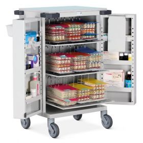 Unit Dosage Trolley - Double Door - Blister Pack - 9 Frames - High Security Bolt Lock [Pack of 1]