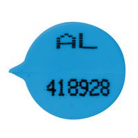 GOSECURE NUMBERED ROUND SEAL BLUE