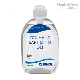 70% Hand Sanitising Gel - Flip Top Lid (500ml)