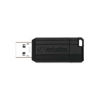 VERBATIM PINSTRIP USB 64GB BLK 49065