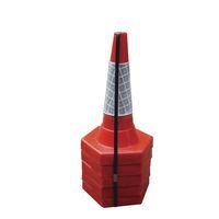 50CM SAND WEIGHTED CONES RED PK5