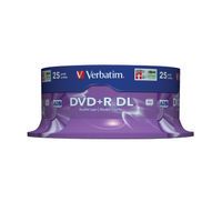 VERBATIM DVD+R 8X DUAL LAYER PK25