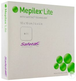 Mepilex Lite 10cm x 10cm Dressing [Pack of 5] 