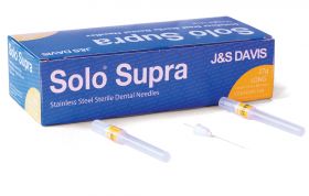 Supra Solo Dental Needle Plastic Threaded Hub 27g X 35mm [Pack of 100] 