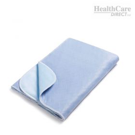 Blue Sonoma Bed Pad with Tuck-in Flaps - Single (85cm x 90cm)