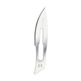 Swann Morton SM0310 Surgical Scalpel Blade No.23 - Stainless Steel - Sterile - Pack of 100