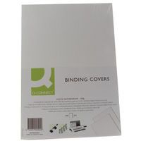 Q-CONNECT BINDING COMB COVERS PK100