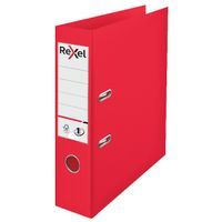 REXEL CHOICES 75MMA4 LEVER ARCH RED