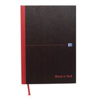 BLACK N RED BK A4 DOUBLE CASH K66177