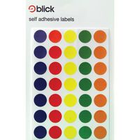 Blick Colored Lbls 13mm Asstd Pk2800