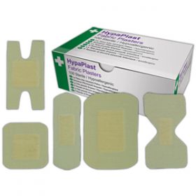 Hypaplast Fabric Plasters 3.8cm x 3.8cm [Pack of 100]