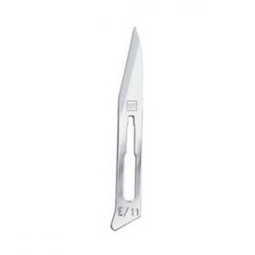 Swann Morton SM0563 Disposable Sabre Scalpel Blade No.E/11 D - Carbon Steel - Pack of 10