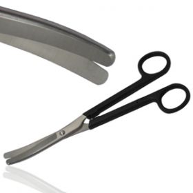Instramed 6036 Sterile Sims Uterine Scissors Curved Plastic Handles & Metal Tips 