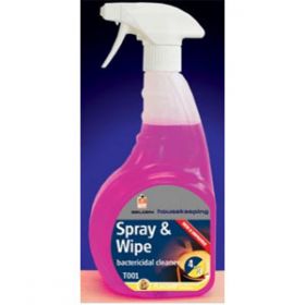 Spray And Wipe Bacterial Cleaner 750ml X 6