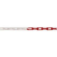 BARRIER CHAIN RED/WHT 25M