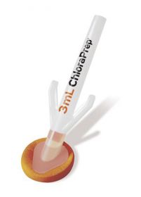 ChloraPrep 3ml Tinted Applicator- Orange [Pack of 25]  