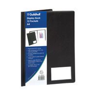 GUILDHALL DISPLAY BOOK A4 12 POCKET