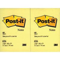 3M POST-IT NOTE 51X76MM YELLOW 656