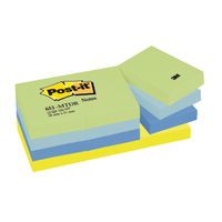 3M POST-IT COOL NEON RBOW 38X51MM