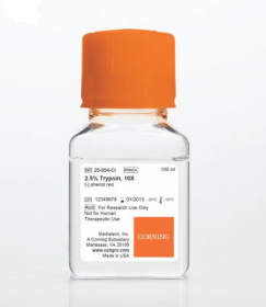 Corning 2.5% Trypsin in HBSS w/o Calcium, Magnesium and Phenol Red 15343651 [Pack of 1]