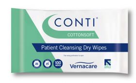 Conti Soft Patient Dry Wipes [Pack of 100]