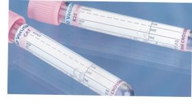 BD 368817 Plastic Clot Activator Crossmatch tube 6ml with Pink Hemogard Closure [Pack of 100] 