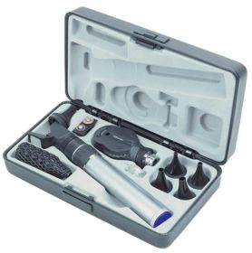 Keeler 1729-P-1024 Practitioner Ophthalmoscope Fibre Optic Otoscope Diagnostic Set with Slim Line 3.6V Rechargeable Handle