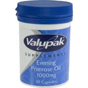 Valupak Evening Primrose Oil - 1000mg [Pack of 30] 