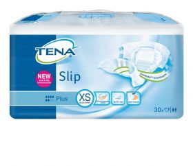 Tena Slip Plus, Extra Small (Pack of 30)
