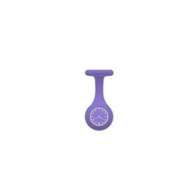 Silicone Analogue Fob Watch - Lilac