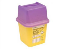 Sharps container disposal - 4 litre purple lid