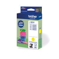 BROTHER INK CARTRIDGE YELLOW LC221Y