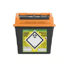 Sharpsafe 9 Litre Orange – Protected Access [Carton of 20]
