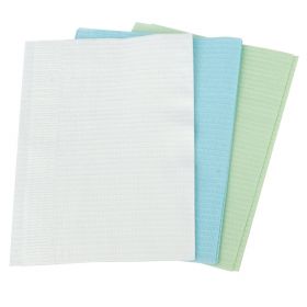 Disposable Bibs - 3-ply Blue [Pack of 500[
