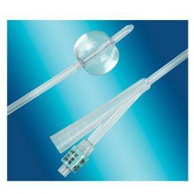 Bardia Aquafil Self Retaining 2 Way Foley Silicone Catheter 14fg X 10ml Balloon [Pack Of 5]