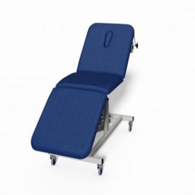 Plinth 2000 3 Section Electric Treatment Couch - DARK BLUE