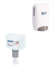 SPIRIGEL Complete Virudical Hand gel + Nexa Manual Dispenser [Pack of 1]