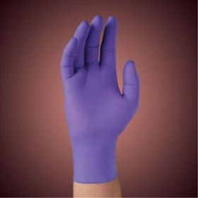 Nitrile Gloves N/S P/F Extra Length Purple Ex/large 2x50  [Pack of 100]